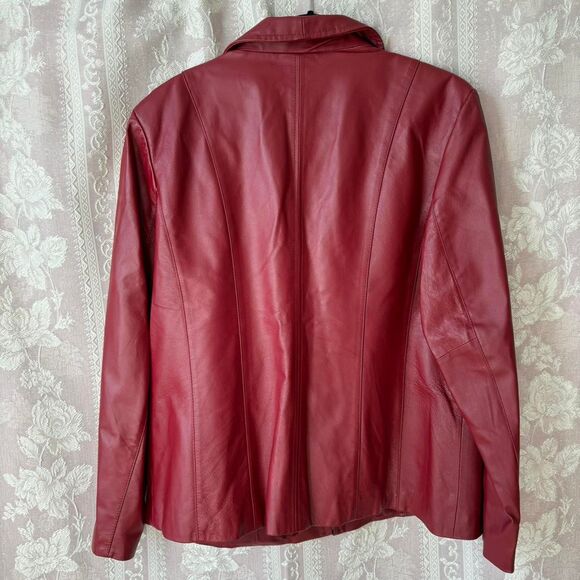 East 5th Women's Dark Red Jacket - Picture 4 of 8